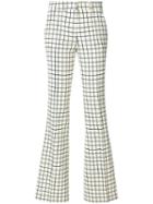Etro - Plaid Trousers - Women - Spandex/elastane/wool - 46, White, Spandex/elastane/wool