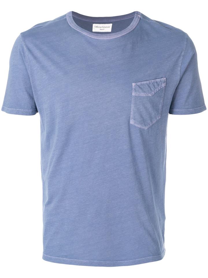 Officine Generale Round Neck T-shirt - Blue