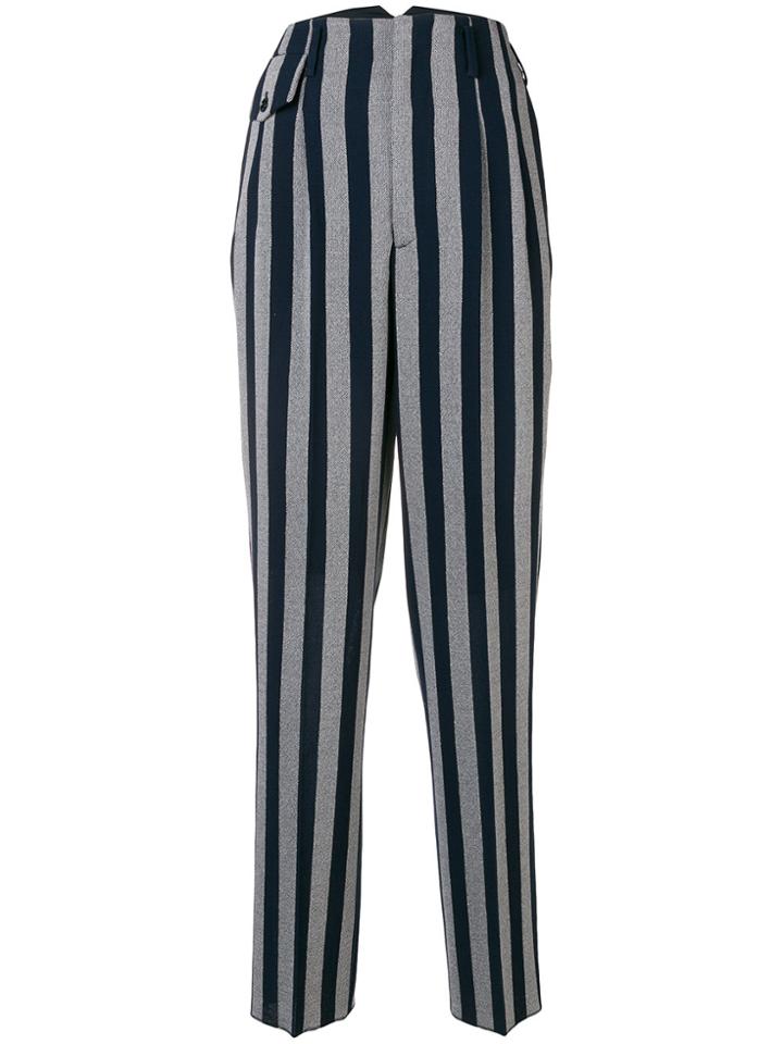Golden Goose Deluxe Brand Flared Striped Trousers - Blue
