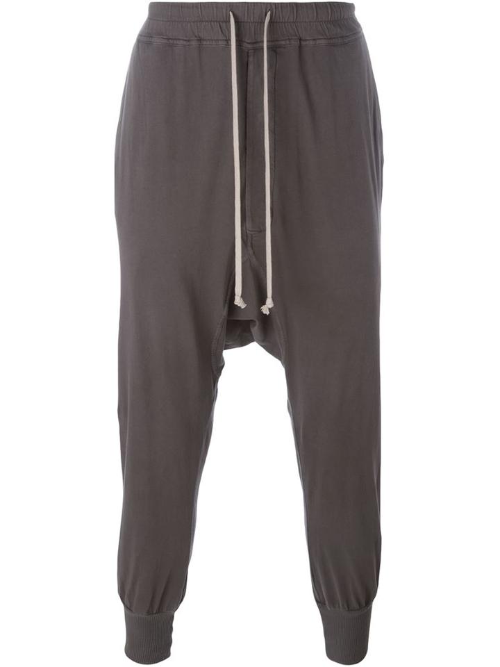 Rick Owens Drkshdw 'prisoner' Sweat Pants, Men's, Size: Large, Grey, Cotton