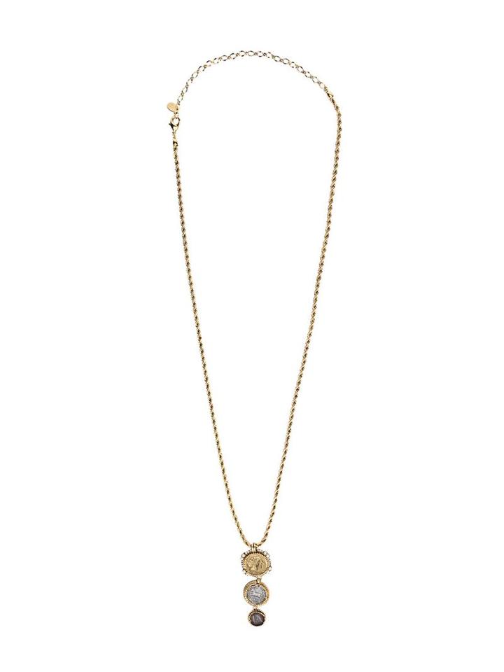 Erickson Beamon 'spare Change' Long Necklace, Women's, Metallic