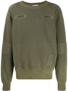 Ambush Logo Round Neck Jumper - Green