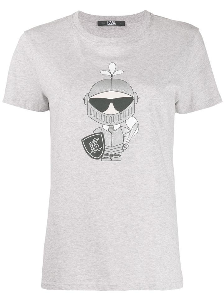 Karl Lagerfeld Printed T-shirt - Grey