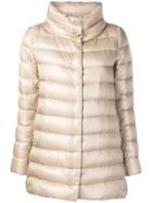 Herno Straight-fit Padded Coat - Neutrals
