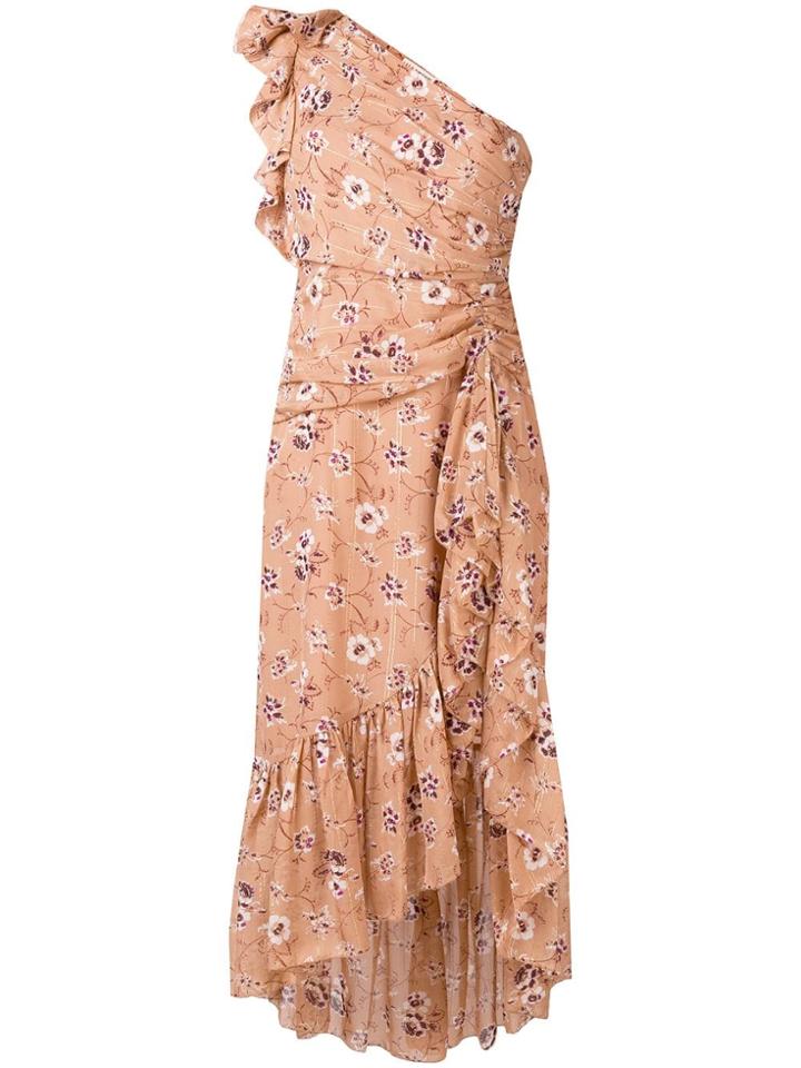 Ulla Johnson Belline One-shoulder Dress - Brown