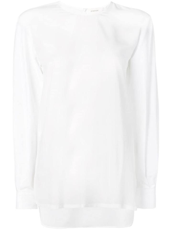 Sportmax Round Neck Blouse - White