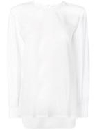 Sportmax Round Neck Blouse - White