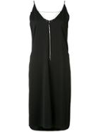 Alexander Wang Draped Chain Accent Dress - Black
