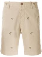 Closed Palm Tree Shorts - Nude & Neutrals