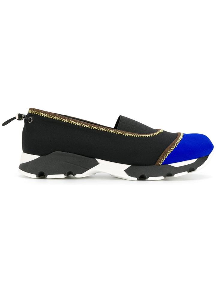 Marni Marni Snzww14g08tcr86 Zl400 Blu Leather/fur/exotic