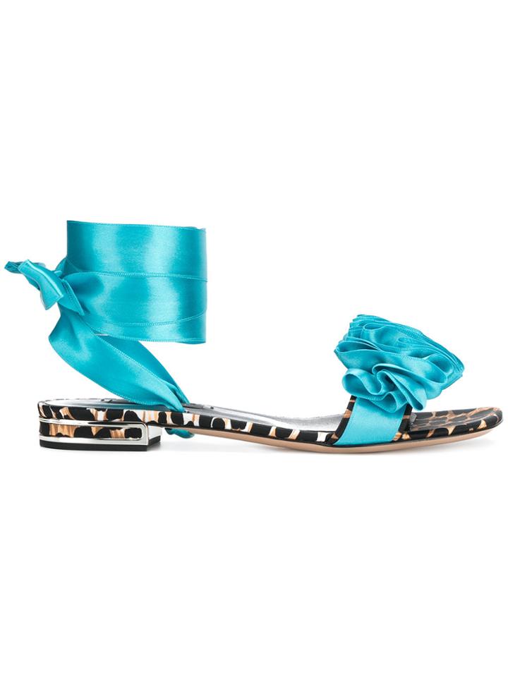 Casadei Flat Sandals - Blue
