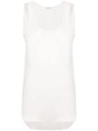 P.a.r.o.s.h. Scoop Neck Tank Top - White