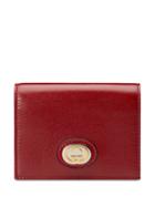 Gucci Gg Tri-fold Purse - Red