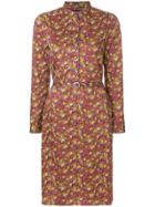 Vanessa Seward Print Belted Shirt Dress - Multicolour