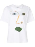 Ps By Paul Smith Face Print T-shirt - White
