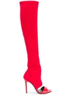 Marc Ellis Knee-length Heel Boots - Red