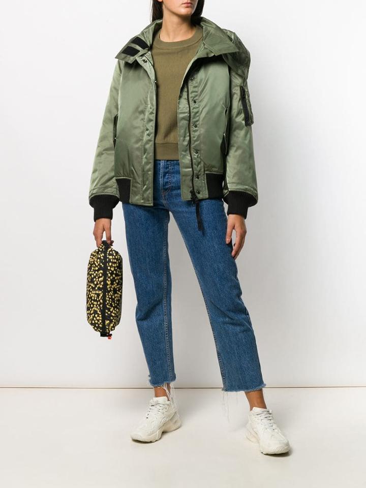 Reebok X Victoria Beckham Boxy Fit Hooded Jacket - Green