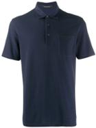 Ermenegildo Zegna Chest Pocket Polo Shirt - Blue