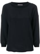 Vince Loose Fit Sweatshirt - Black