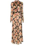 Paco Rabanne Floral Print Flared Dress - Multicolour