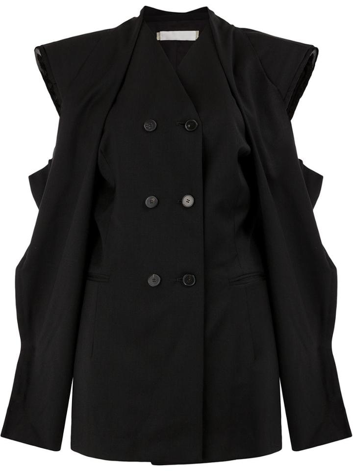 Litkovskaya Layered Double-breasted Gilet - Black