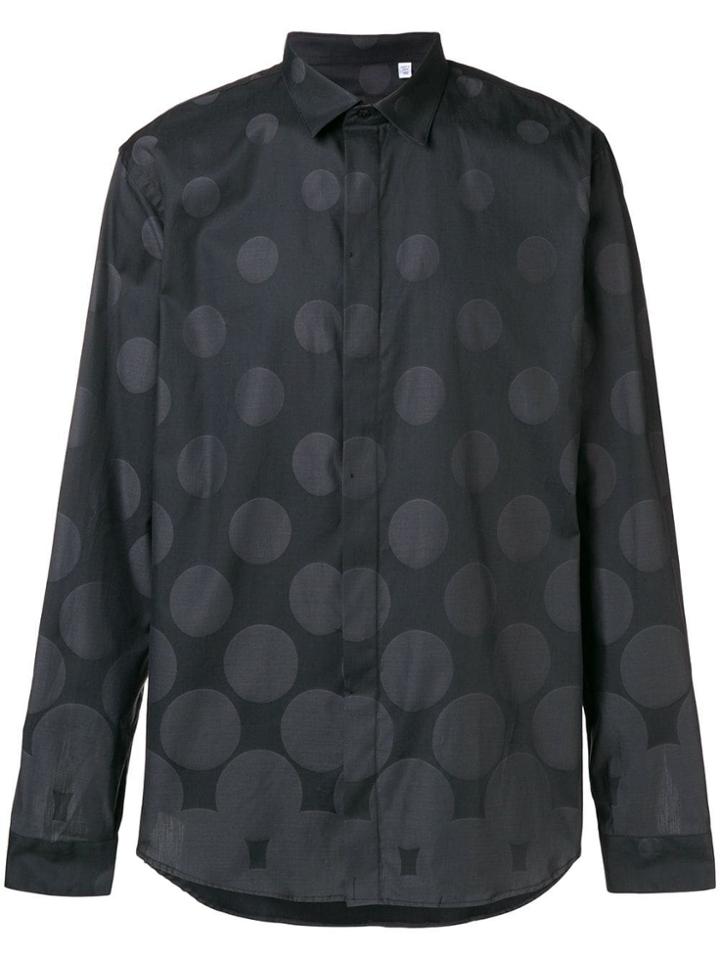 Costumein Dotted Design Shirt - Black