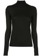 Vince Funnel Neck Sweater - Black