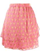 Cecilie Copenhagen 'christine' Tiered Skirt - Pink