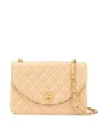 Chanel Pre-owned Diana Quilted Cross-body Bag - Neutrals