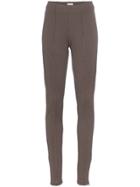 Toteme Rodi High Waisted Checked Trousers - Brown