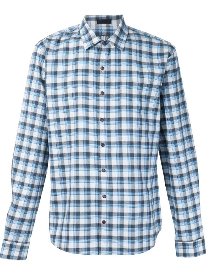 Atm Checked Button Down Shirt