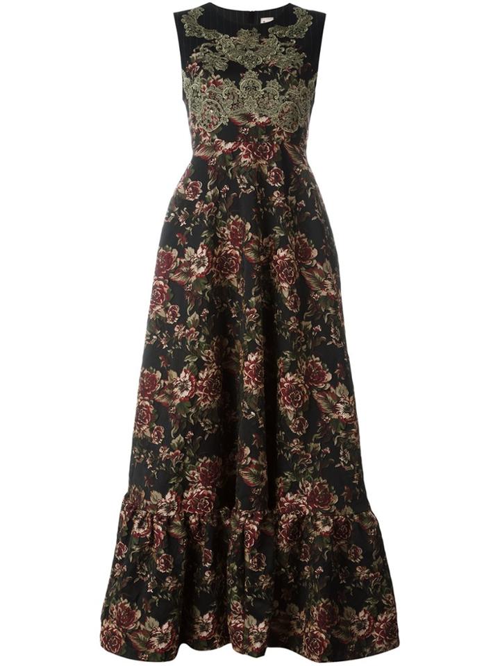 Antonio Marras Floral Dress - Black