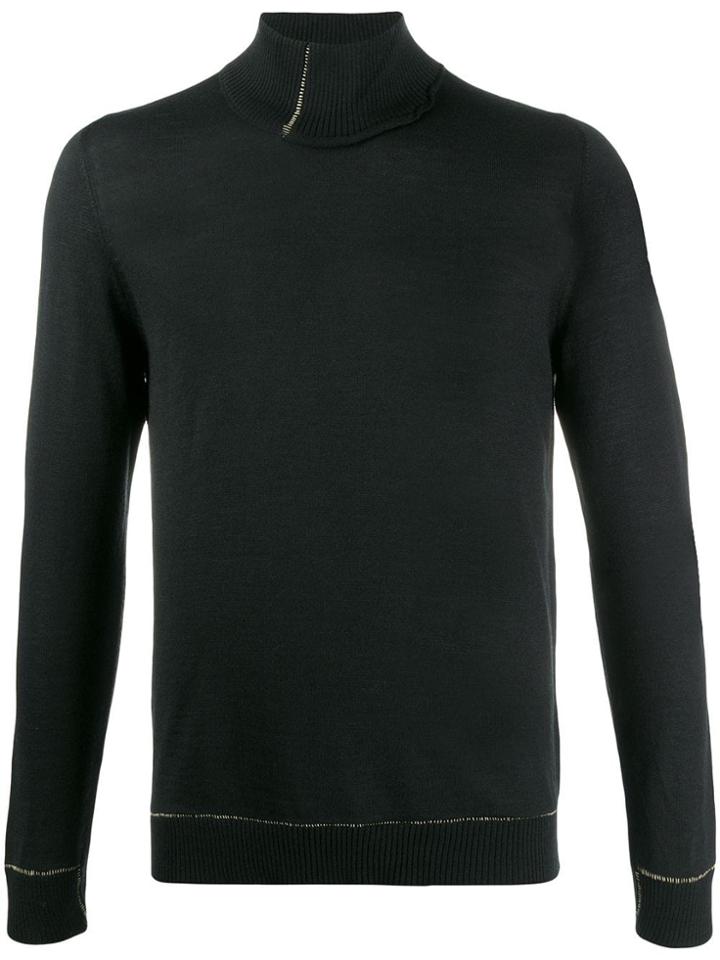 Andrea Ya'aqov Turtleneck Plain Jumper - Black