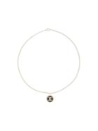 Chanel Pre-owned Cc Logo Chain Pendant Necklace - White
