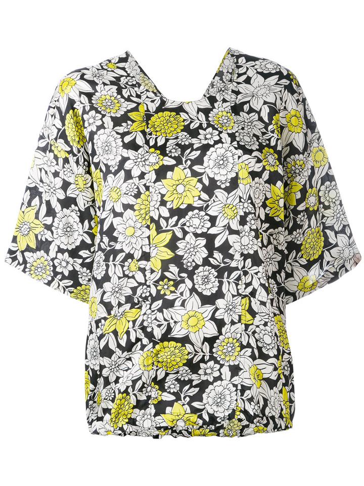 Christian Wijnants - Floral Print Blouse - Women - Cupro/viscose - 38, Cupro/viscose