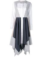 Dorothee Schumacher Asymmetric Shirt Dress - Blue