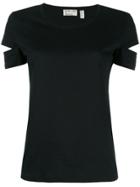 Helmut Lang Vintage Split Sleeve T-shirt - Black