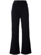 Ymc 'katharine E Hamnett' Flared Trousers, Women's, Size: Small, Black, Cotton