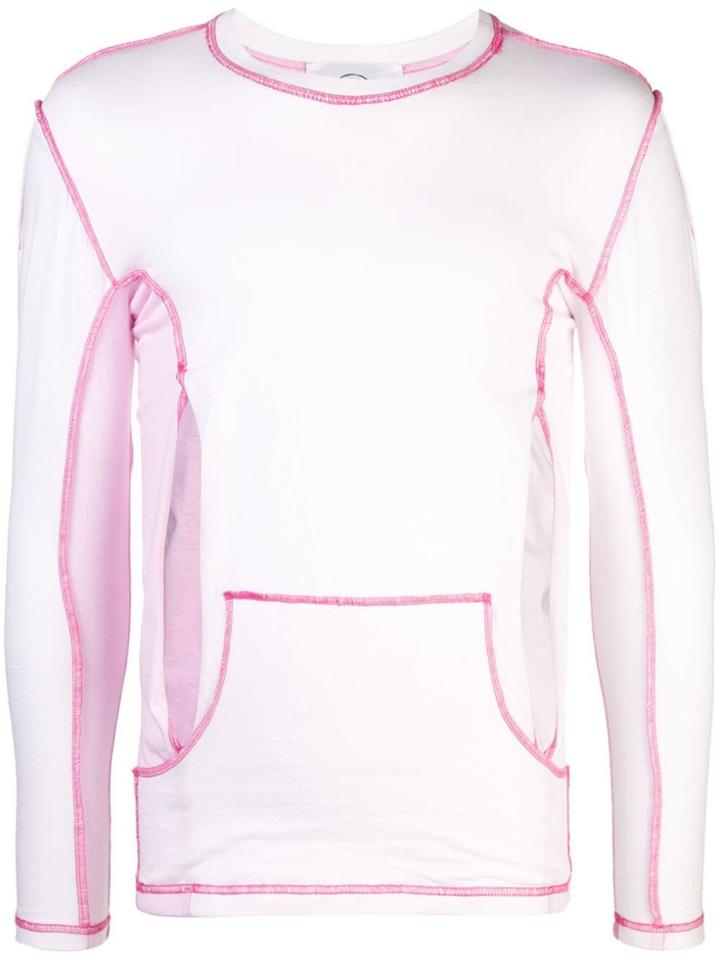 Per Götesson Cover Stitch Slit Top - Pink