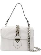 Moschino Chain Designed Satchel Bag - White