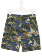 Zadig & Voltaire Kids Camouflage Cargo Shorts - Multicolour