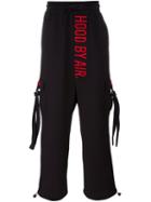 Hood By Air Drop-crotch Cargo Sweatpants, Men's, Size: Small, Black, Cotton/polyester