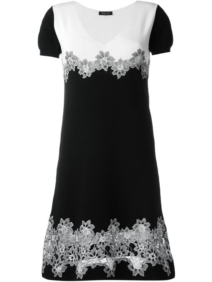 Twin-set Shortsleeved Colour Block Dress