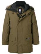 Canada Goose Fur-trimmed Hooded Parka Coat - Green