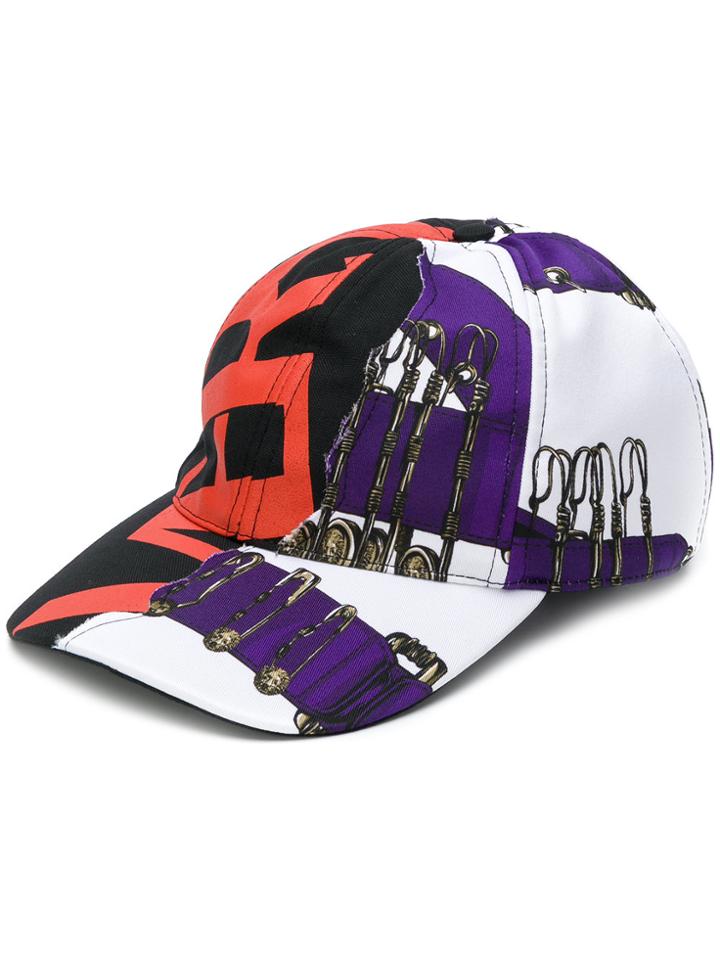 Versus Fabric Mix Cap - Black