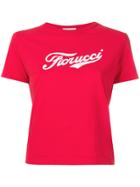 Fiorucci Logo Print T-shirt - Red