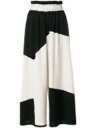 Henrik Vibskov Fab Colour Block Palazzo Trousers - Black