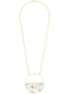 Aurelie Bidermann 'bianca' Reversible Mirror Necklace - Metallic