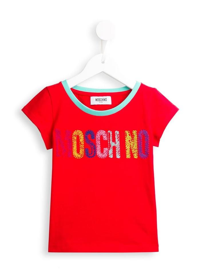 Moschino Kids 'embroidered Logo' T-shirt