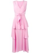 Stella Mccartney Tiered Evening Dress - Pink
